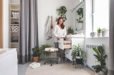 Vanity and Storage Makeover